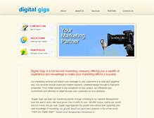 Tablet Screenshot of digitalgigs.com